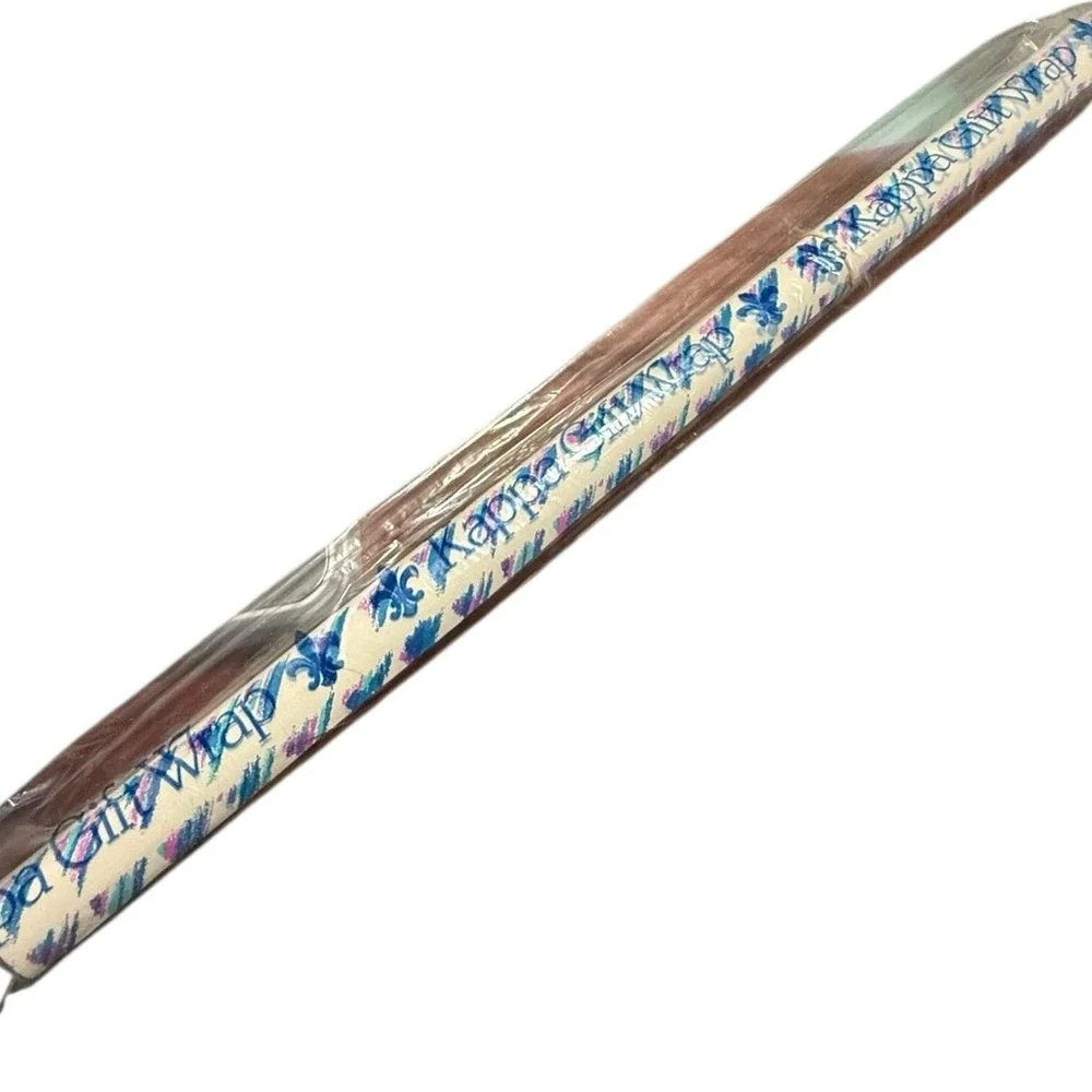 Classic Pink Blue Retro Abstract VTG 70s 80s Kappa‎ KKG Gift Wrap Paper